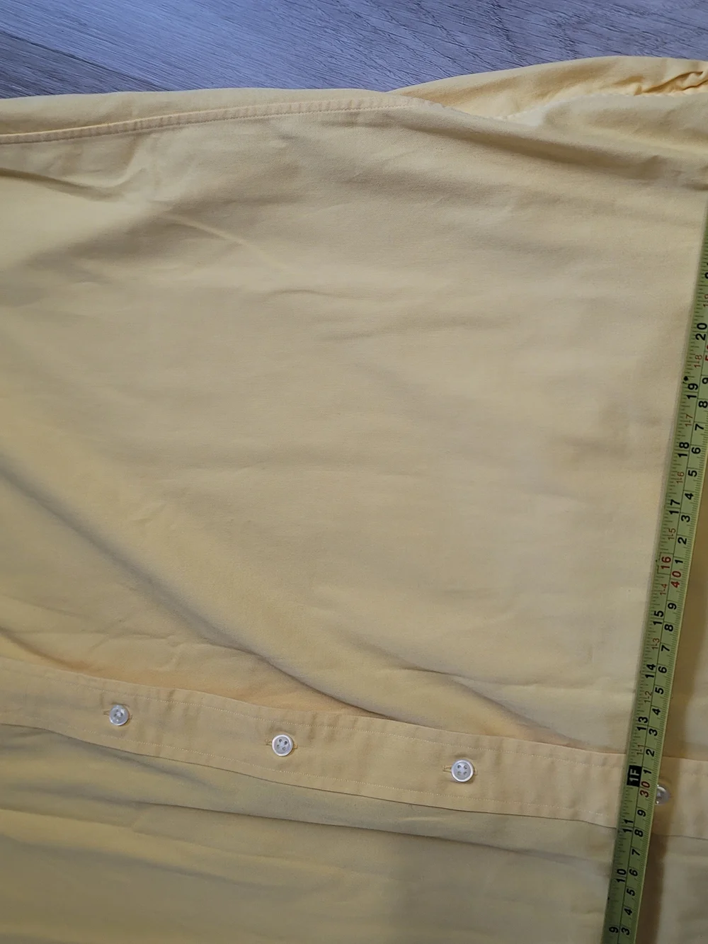 Ralph Lauren Blake Shirt Mens L Yellow Short Sleeve Button Up 100% Cotton Resort